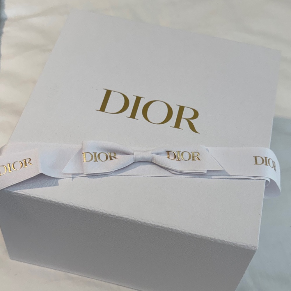 Dior White Box with Gold Accents